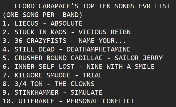 DAMNTHETURTLES's tweet photo. IHAVE . 3 FOLLOWERS NOW!!!!!
FOR THIS   SPECIAL OCCASION.........I WILL REVEAL MY TOP TEN FAVORIT SONGS!!!!!!!!!!!
I WILL ALSO B MAKING A PLAYLIST SOON...... JUST TO PUT THART OUT THERE...... https://t.co/v9HW8YWaZl