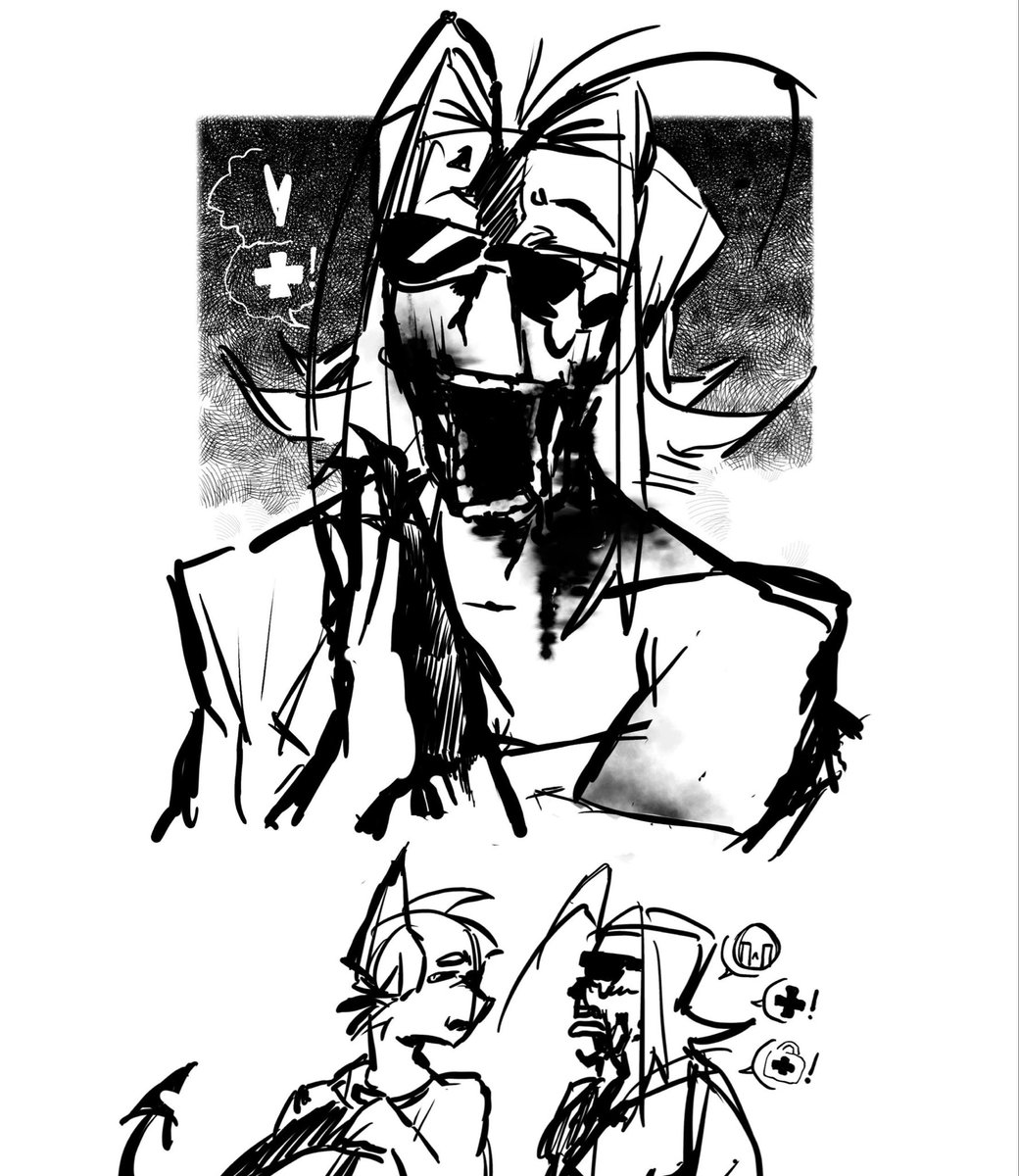2T_O_o's tweet photo. #OC 
Hyperfix is so bad it makes me cry and draw cry and draw again https://t.co/DgukEfvt8B
