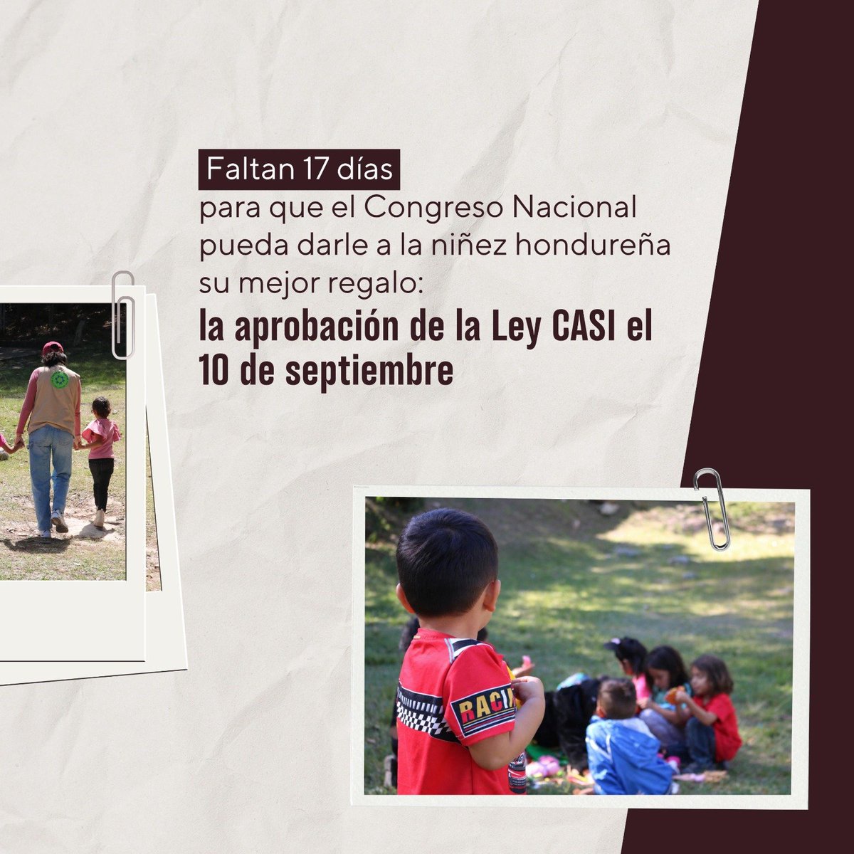 asjhn1's tweet photo. Fue presentado ante el Congreso Nacional el anteproyecto de la Ley CASI. En Honduras, 26 niñas y niños son víctimas de abuso sexual cada día, y 3 de cada 4 casos ocurren dentro de su propio entorno familiar. Faltan 17 días para que el Congreso le dé a la niñez su mejor regalo. 

Juntos protegiendo nuestra infancia. #QueSeApruebe