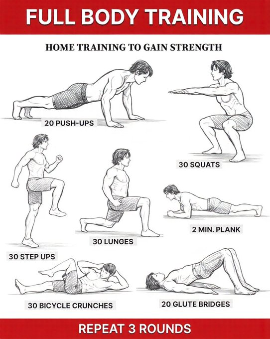 Daily_physique's tweet photo. Full body training. https://t.co/QD2FQkcU4N