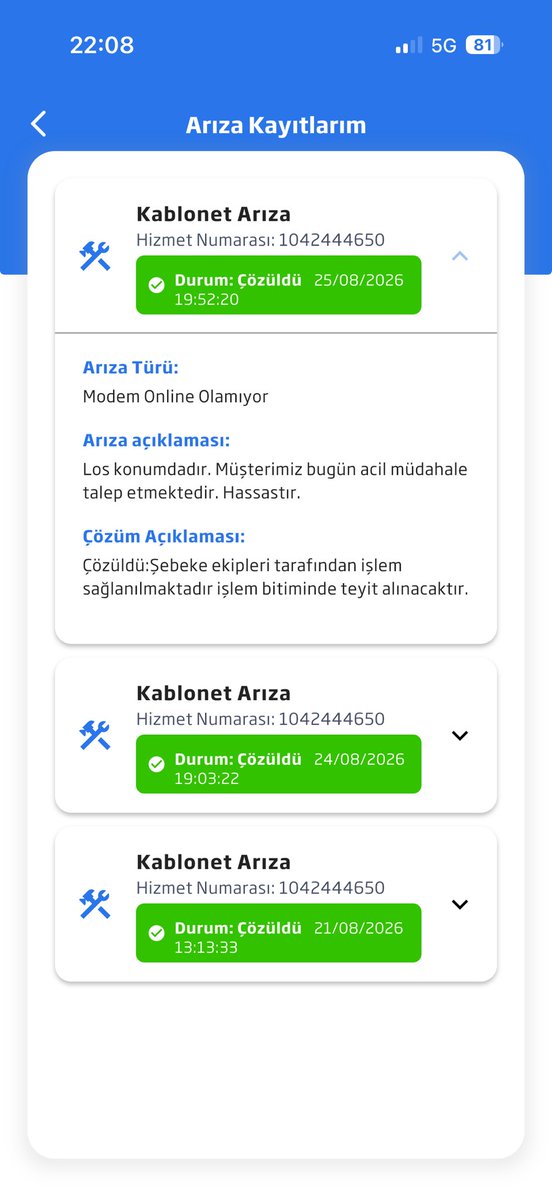 InceelEmre's tweet photo. @turksatkablo 3 aydır @Turksat_Kablo abonesiyim her ayın ortalama 5 ila 10  günü internet kesintileri yaşıyordum alışmıştık artık.
Bu hafta abarttilar 1 haftadan fazladır komple internet yok. Derdim yok dert sahibi olayım diyorsanız abone olun.  Bi bu kadar da arıza kaydı oluşturamadıklarıvar https://t.co/SnaxWWUme7
