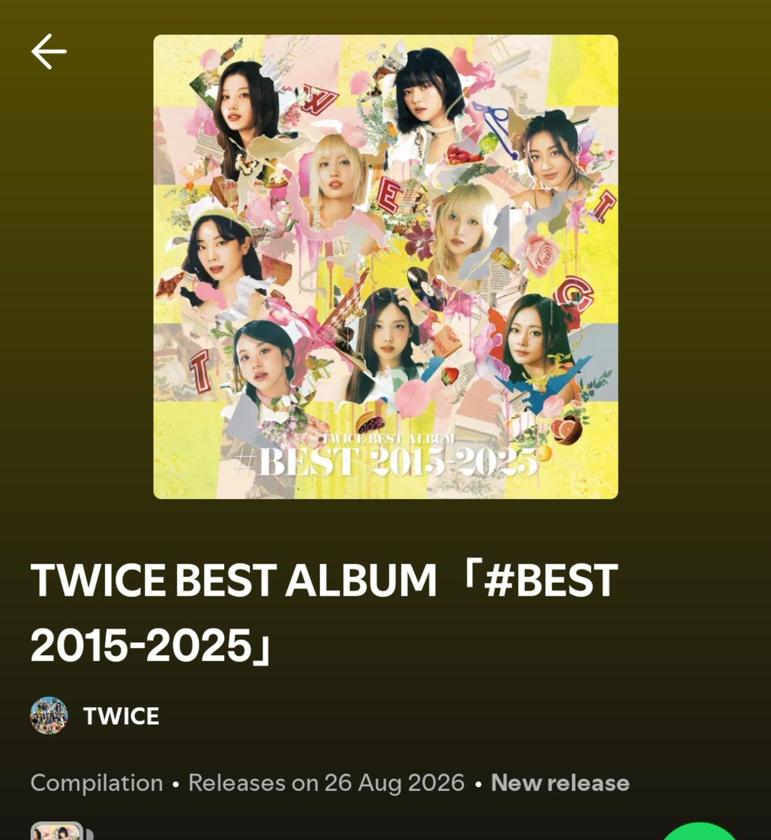 OLTSupport's tweet photo. 🚨 TWICE  "TWICE BEST ALBUM '#BEST 2015-2025'" contains 50 songs and has a duration of 2 hours and 45 minutes!

Disc 1: 27 songs 
Disc 2: 23 songs 

https://t.co/O0ocp5Cxwv https://t.co/L1tI0HN79d