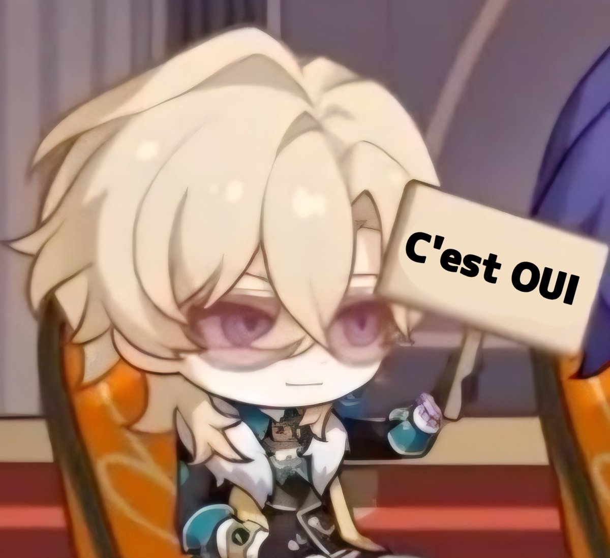 StarLeiix's tweet photo. @honkaisrfr À côté d'Aventurine direct mon chouchou 💗 https://t.co/gIs6cMI2Ox