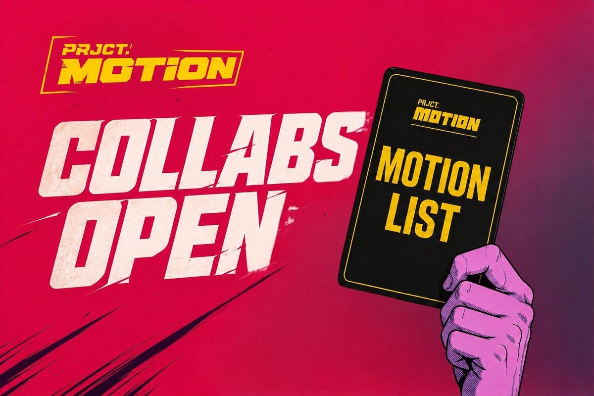 PrjctMotion's tweet photo. COLLABS ARE LIVE 🟢

In an effort to ensure collaborations follow a novel process and every GTD spot stays “guaranteed,”

we’ve brought aboard @Dfw_Ashh  as CM, who will be handling collaborations alongside the team. https://t.co/uKwhZaIG8l