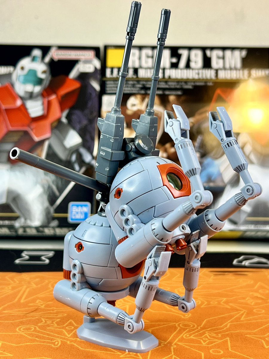 GraphicsBravo's tweet photo. Finished the HG Ball units. 8 more kits to go for my current Gundam project #gunpla #mobilesuitgundam #gundam #gunplacommunity #gunplaphotography #ball #toyphotography #modelkit #modelkits https://t.co/7OaqcFMgDc