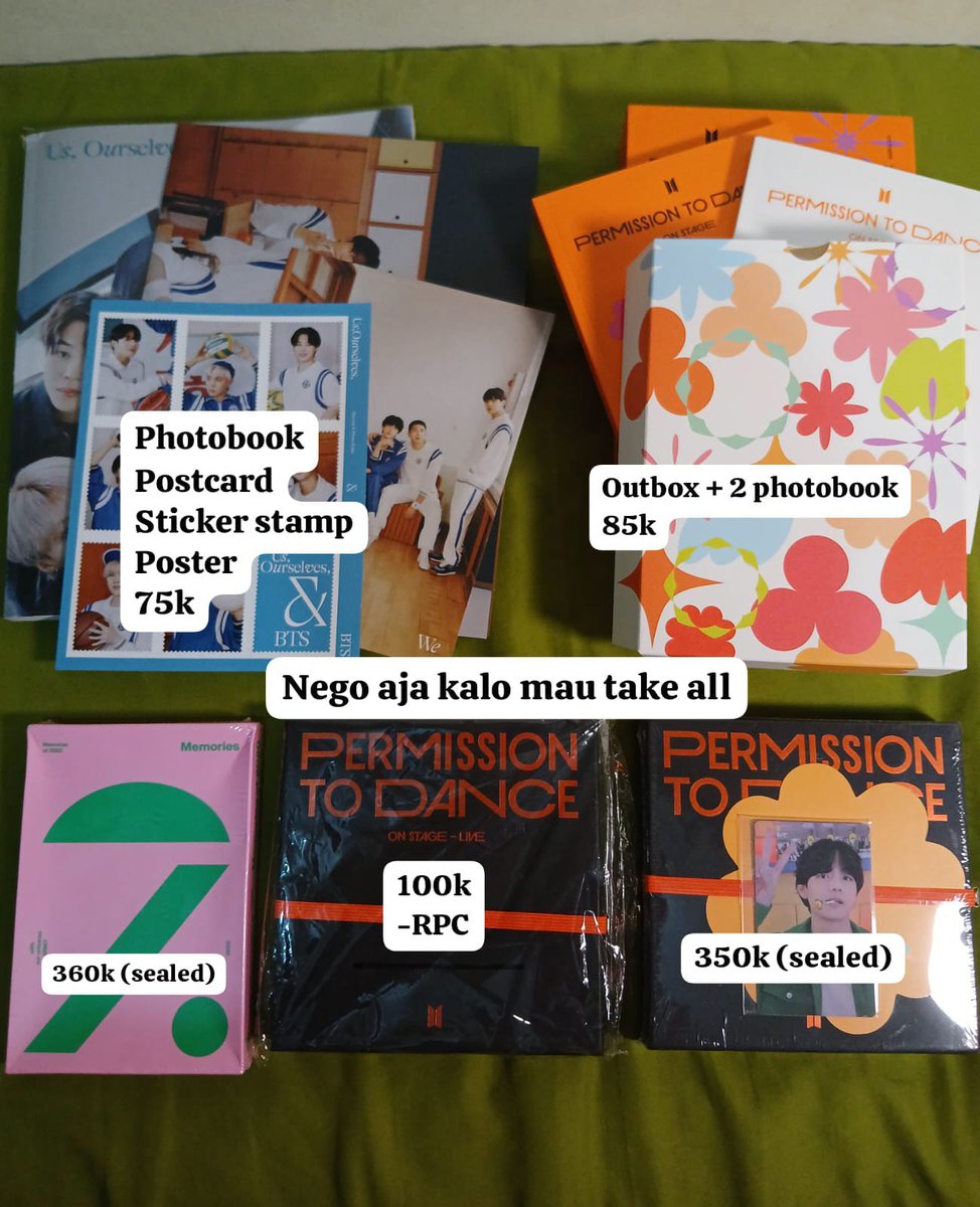 dtsigiii's tweet photo. Hallo ARMY &amp; COER, aku mau offer beberapa koleksi pribadi aku.
Insyaallah udah mau pindahan, dan pengennya ini barang pada kejual dulu.
Boleh share ke GO juga ya, kalo take banyak gratis ongkir + freebies off.

📍Tangsel
Adm oren 10%

Wts pc, album, photobook, digicode https://t.co/MeoimbTVE5