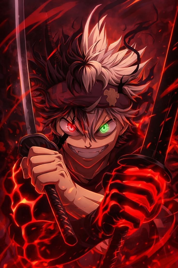 LilithNoir0's tweet photo. Bro, the demonic aura in this artwork is insane! 🔥 That dual-color eye contrast with the red anti-magic glow goes so hard. Absolute peak Asta energy! 💥

​#BlackClover #Asta #BlackCloverArt #AstaDevilUnion #AntiMagic #AnimeArt #MangaArt #DigitalArt #anime https://t.co/i1QTQo7aJT