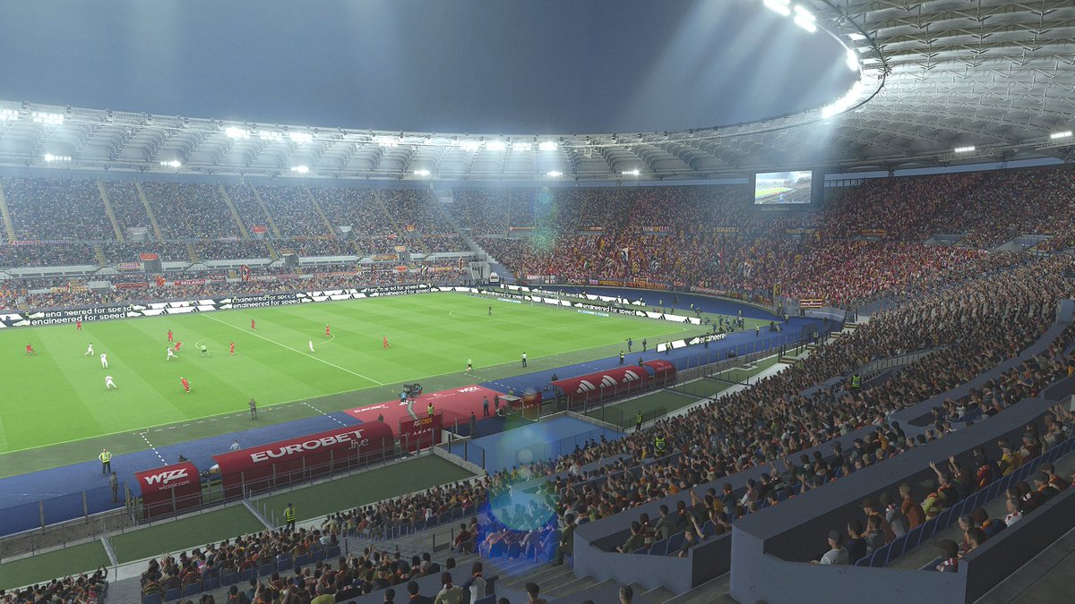 TruePitch_Mods's tweet photo. Stadio Olimpico (Roma) 26/27 PES 2021 Update. https://t.co/NDY50Zbngp