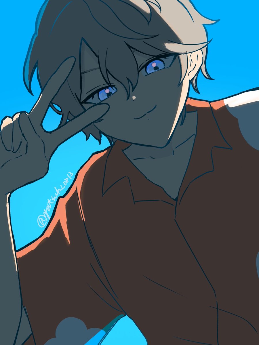 yatsuki0813's tweet photo. 8月の毎日投稿チャレンジ／25日目

らくがき🌞

 #描いた晴 https://t.co/xJr14UHqfv