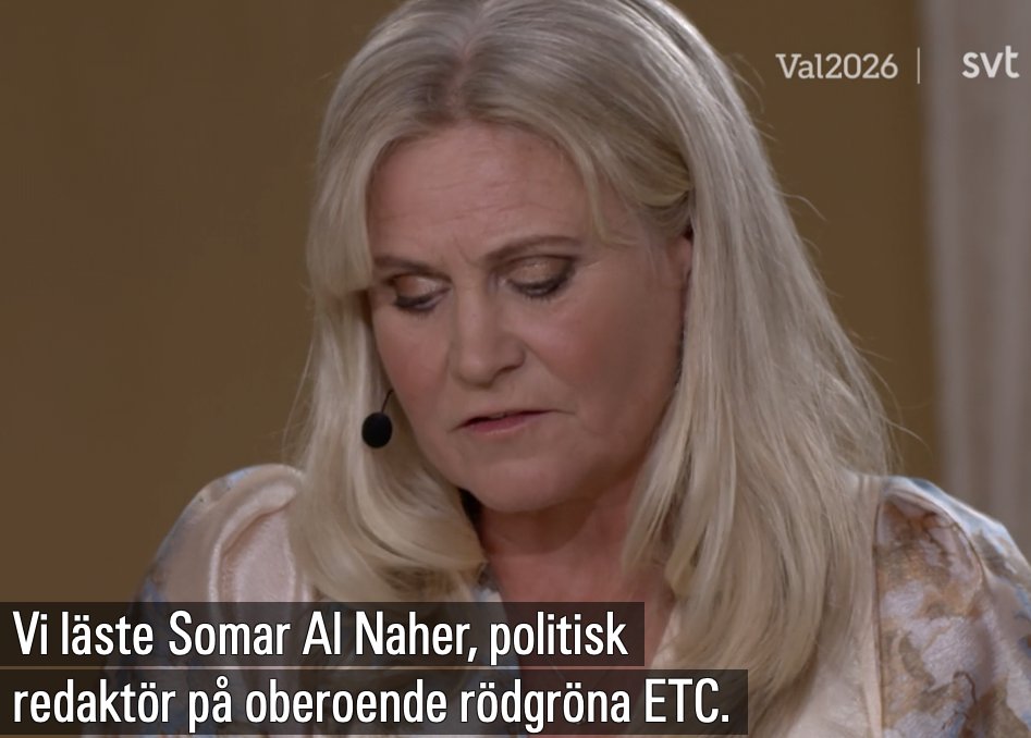 JensGanman's tweet photo. "Oberoende rödgröna ETC ..." Är inte det nästan lika dumt som att säga: "oberoende rödgröna SVT" ...? https://t.co/vvvYxaVqrL
