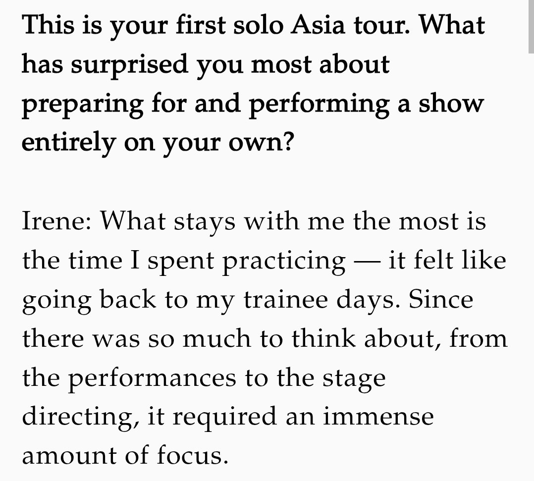 irene_global's tweet photo. Irene's interview with Lifestyle Asia for I-Will 🩷

“The fact that I still love this job so much. I can’t even begin to express how happy it makes me to do what I love while receiving so much love and support from ReVeluvs.”

https://t.co/JfOyBPlrlL
#IRENE #아이린 #RedVelvet @RVsmtown