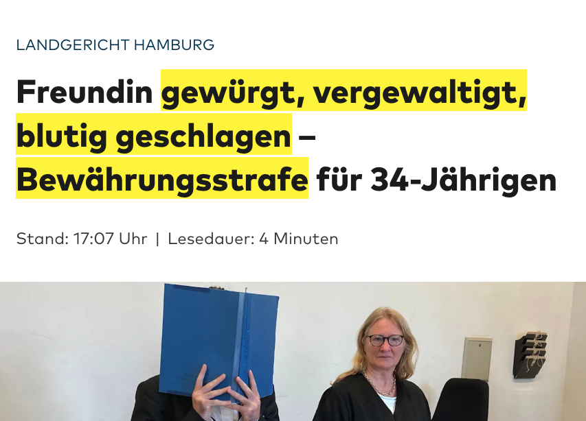 unblogd's tweet photo. Afghane wegen Misshandlung und Vergewaltigung seiner Freundin schuldig gesprochen – ZWEI JAHRE BEWÄHRUNG:

"Einmal verwendete er dabei einen Ledergürtel, ein anderes Mal habe er die Frau gewürgt, bis sie keine Luft mehr bekam. Im Oktober 2016 habe er sie vergewaltigt." https://t.co/oHGSFOFKQp