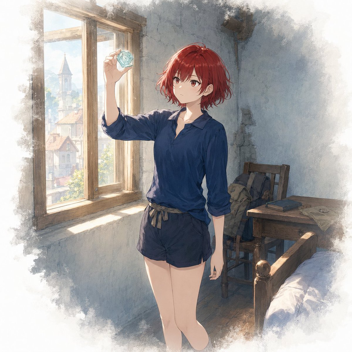 Project_RionaAI's tweet photo. リオナ世界観シリーズ #3

戦利品を朝日に透かす。
昨夜の探索で手に入れた小さな遺物。

#AIArt #AnimeArt #FantasyArt #OriginalCharacter #OC #RPGArt #FantasyRPG #CharacterArt #AdventureArt #AnimeIllustration #FantasyCharacter #AIイラスト #創作キャラ https://t.co/E7vJTHcpid