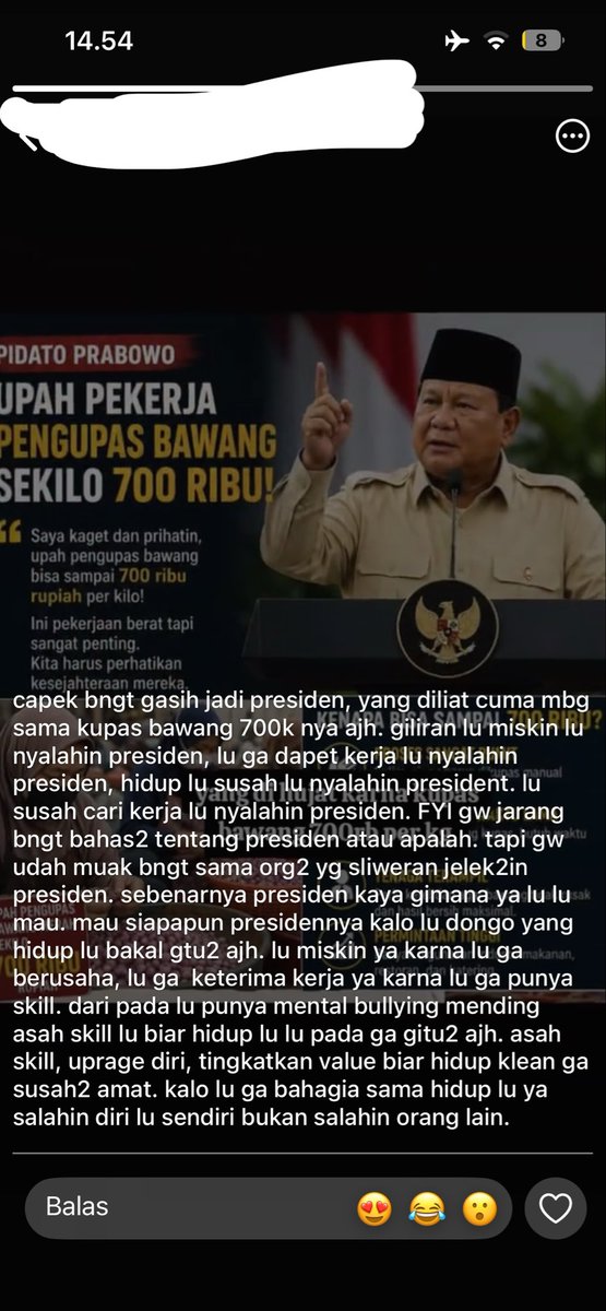 orauruss__'s tweet photo. Aku juga bingung mau ngomong nya gimana?? Padahal gara2 mbg semua bahan2 dapur jadi naek harga nya😭😭 https://t.co/YJD9d17kDN