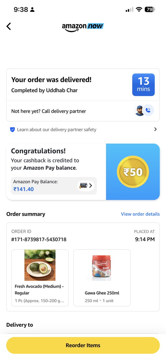 hellodebasish9's tweet photo. Wow best service Amzon https://t.co/7pFVsgxxZ1