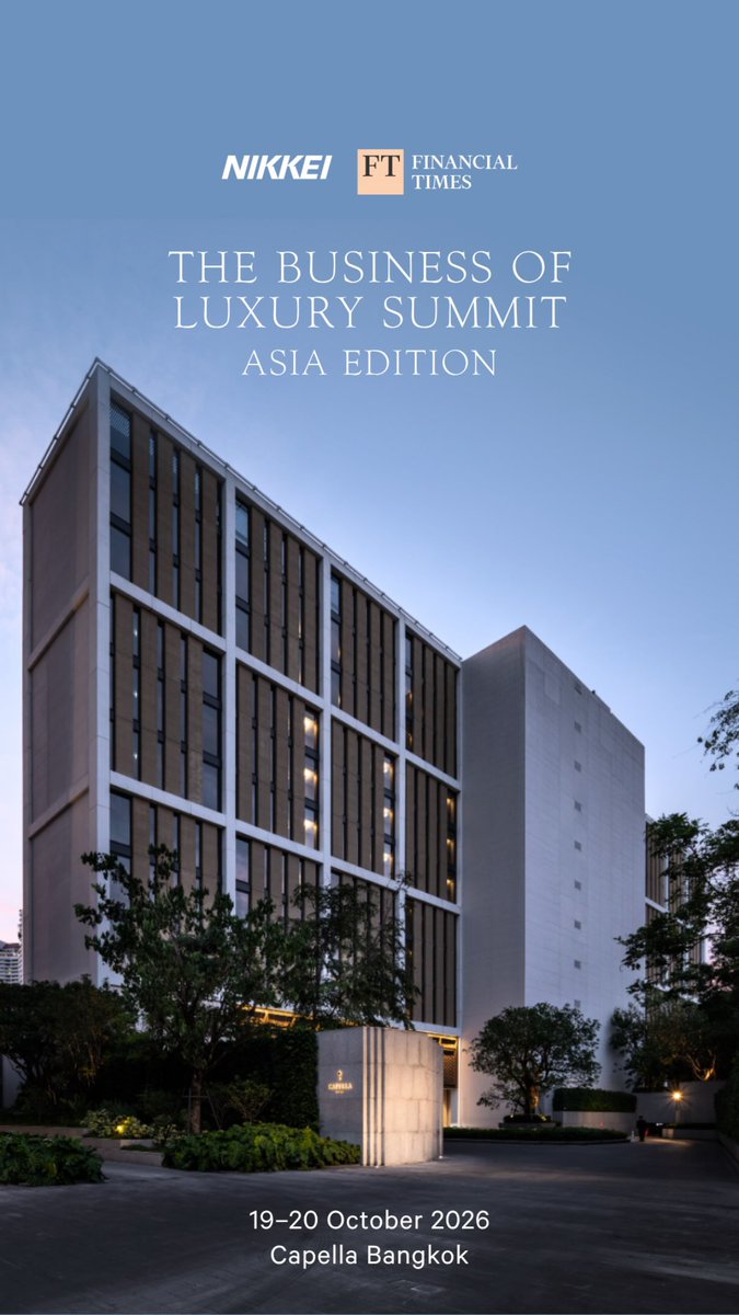 becky_data's tweet photo. THE BUSINESS OF LUXURY SUMMIT
ASIA EDITION 

A gathering of global voices, including Rebecca Patricia Armstrong. 🤎✨

📅 19–20 October 2026
📍 Capella Bangkok

#beckysangels‌ #BeckyArmstrong‌ https://t.co/5M1QtKkG0h