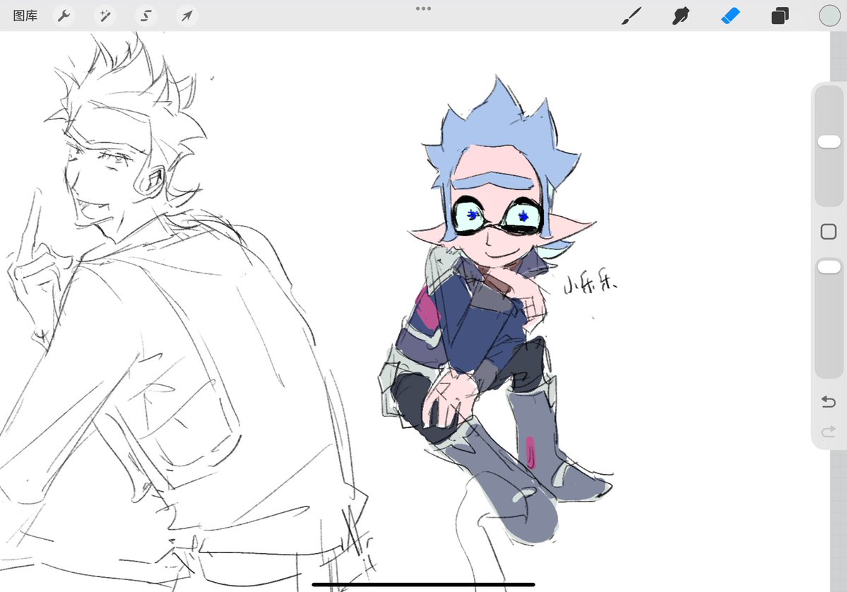 Gua_Al0's tweet photo. 💙💜在splatoon https://t.co/eIXEAUO2J3