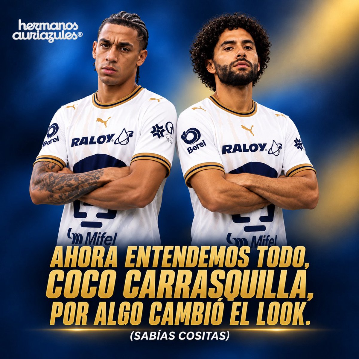 auriazulesteam's tweet photo. Con que tú si sabías #CocoCarrasquilla no vimos más allá del mensaje oculto que nos enviabas 🥹🥴😅😂😂 #Humor #LasSeñales #Auriazules #HermanosAuriazules®️👊🏼🐾 https://t.co/oeDegZExBN