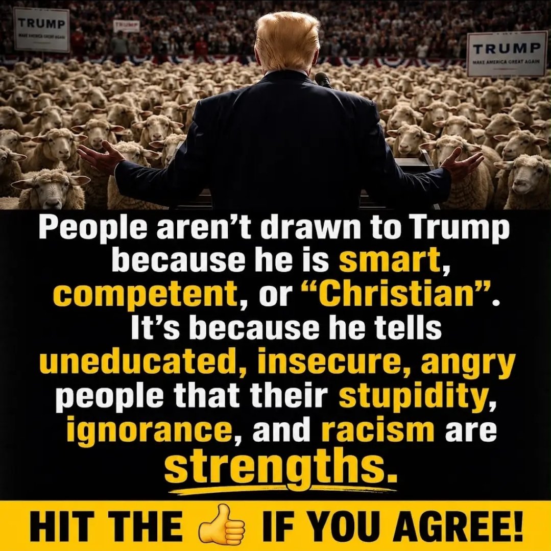 DeefromtheBron1's tweet photo. @WilliamDeremy5 You support a racist pedophile https://t.co/M16Tf5Fyni