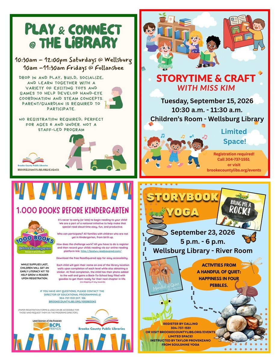 BrookePublic's tweet photo. September 2026 Newsletter
To register for programs online, visit https://t.co/4Geu9AeZ23
To see what you can do &/or access with your library card from the comforts of your home, visit https://t.co/e3B4A7VGVq
#WVLibraryProgramsRock
#liveuniteduov
#SaveTheDates
#LibrariesRock
1/6 https://t.co/NlTNIhrdPQ