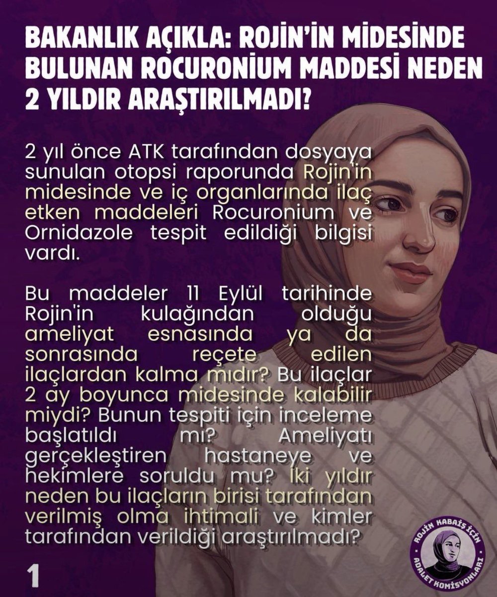 Sofie_Alev's tweet photo. Rojin öldürüldü yetmedi, 2 yıldır devletsizlikten ölüyor . Apaçık ortadadır ki Rojin intihar etmemiştir, cinayete kurban gitmiştir. İntihar etti diyenler kendilerine gelsin. Ayrıca Van'daki köy halkı da konuşsun bildiklerini ...

#RojiniçinBirAdım https://t.co/V9FXhNA54W