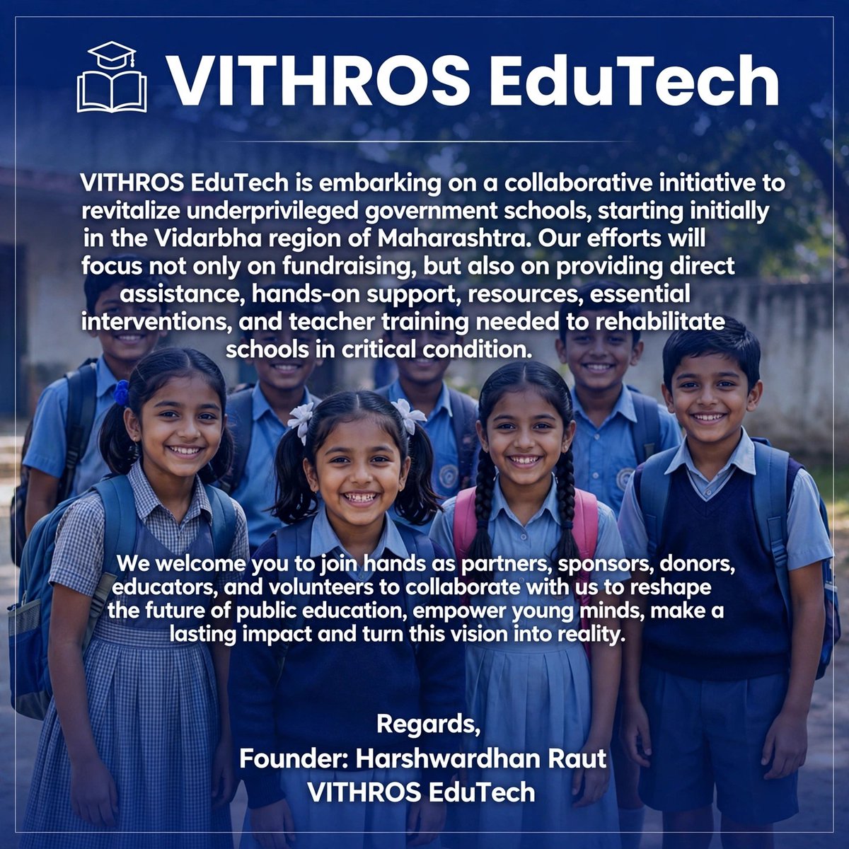 HarshRaut4u's tweet photo. Education Reform in India | Revitalization of Government Schools 
#EducationReform #GovernmentSchool #IndianEducation https://t.co/bCzU2fEVoD