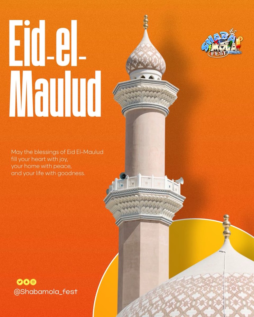 Shabamola_Fest's tweet photo. Happy Eid-el-Maulud to our Ravers! 🌙✨ May this blessed occasion bring peace, joy, and abundant blessings to you and your loved ones. ❤️
From all of us at Rave in the Daze. https://t.co/s0vEfH1bRK