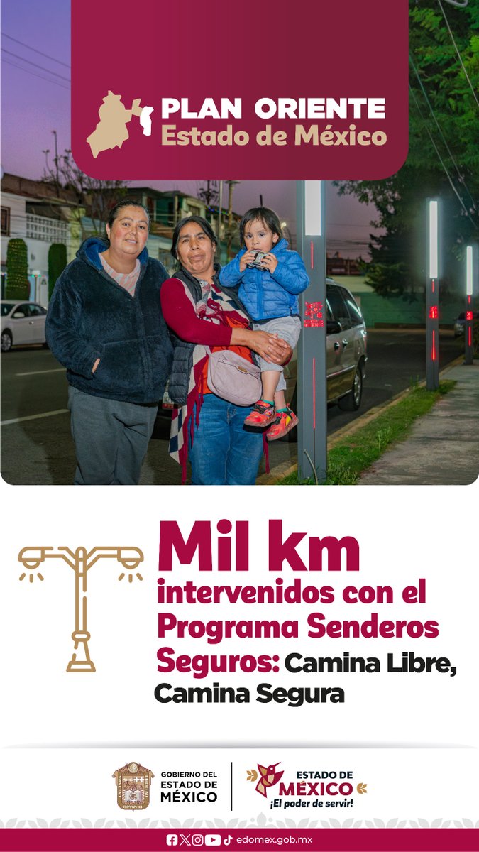 SS_Edomex's tweet photo. #PlanOriente || Con el Programa Senderos Seguros se han desarrollado espacios que brindan mayor seguridad para las mexiquenses.
#ElPoderDeServir https://t.co/mdCwqNjKb5
