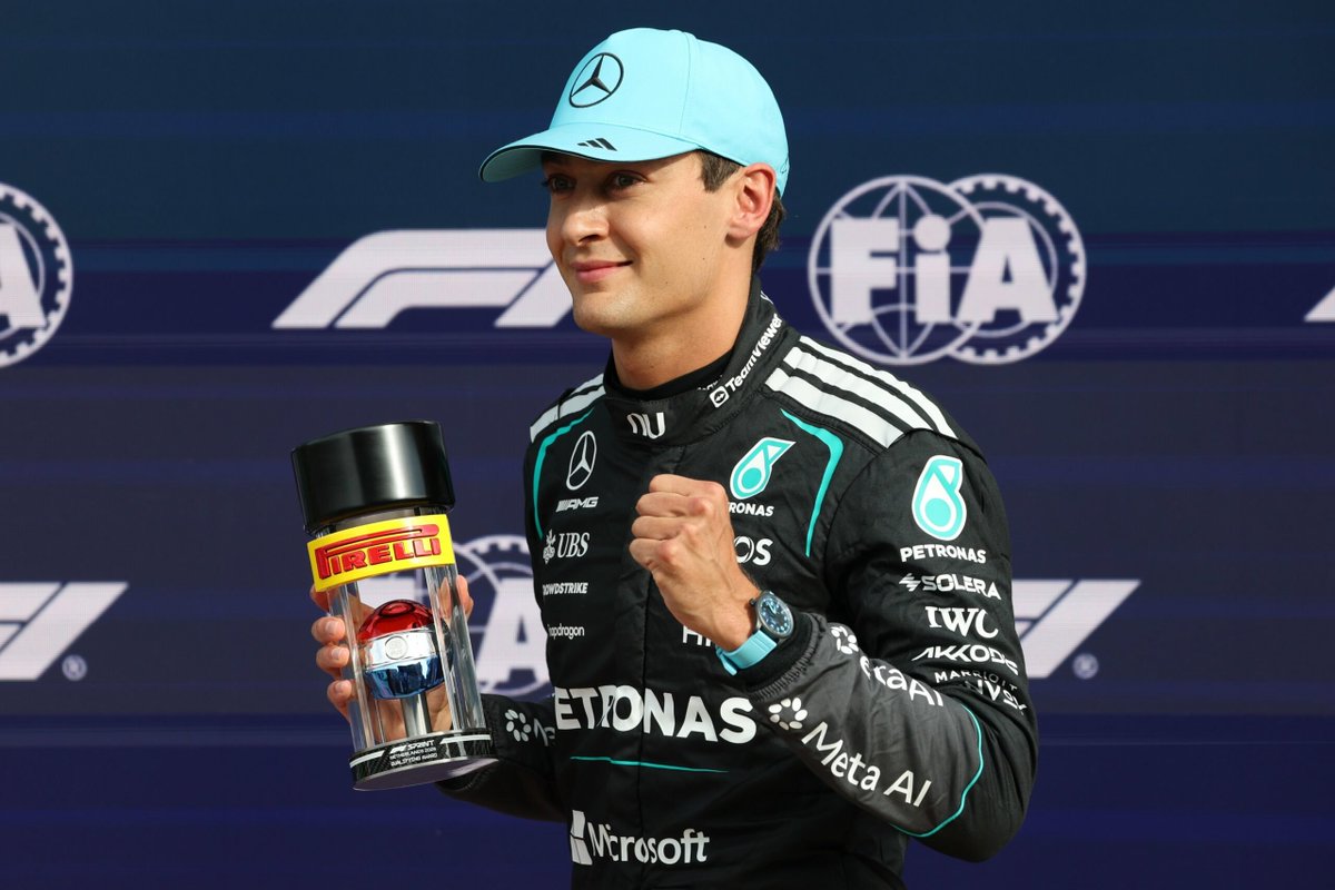 F1BigData's tweet photo. George Russell has won more sprint races (3) than normal races (2) this year https://t.co/hZa7edhQvO