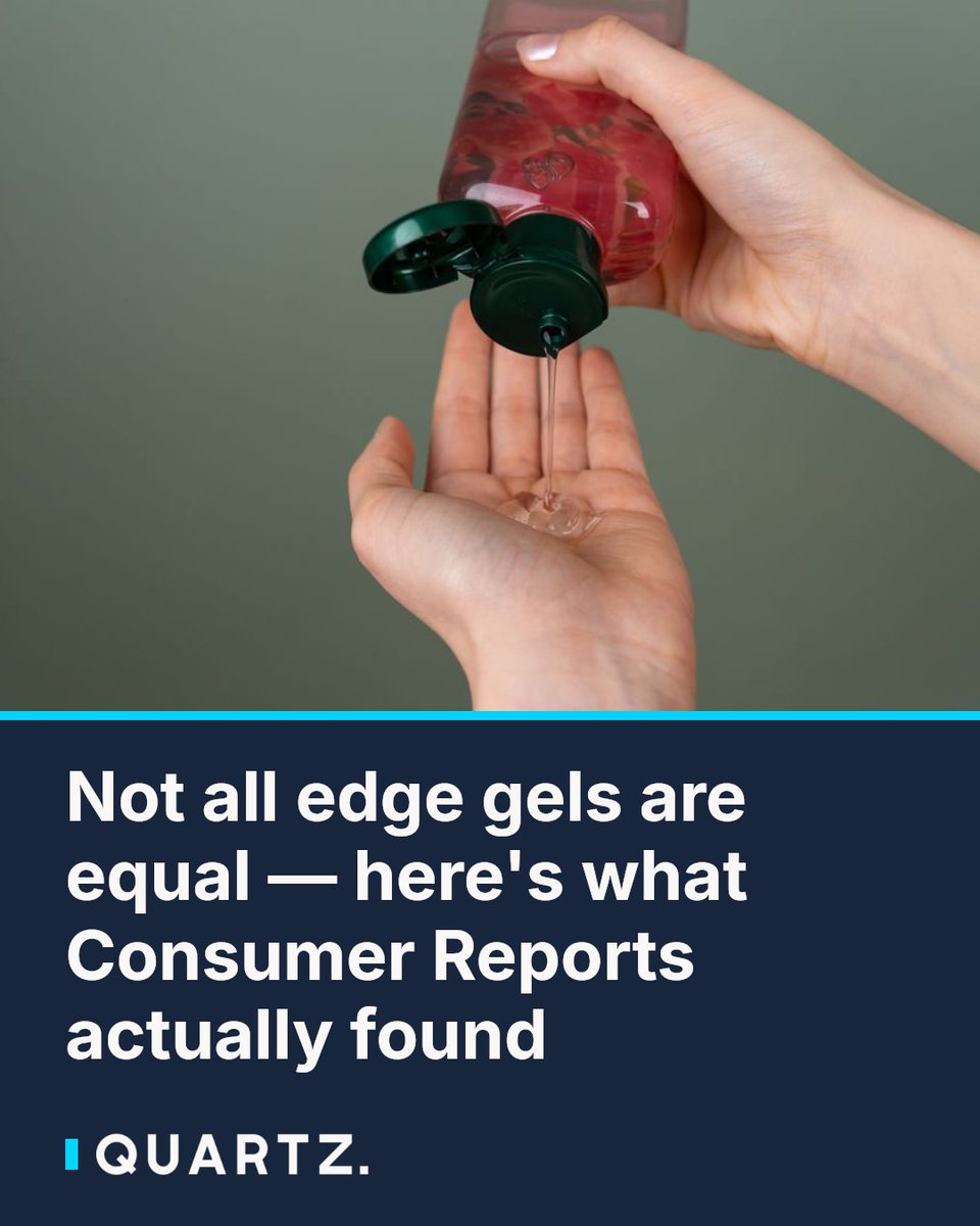 qz's tweet photo. Not all edge gels are equal — here's what Consumer Reports actually found: Edge control gels can promise 24-hour hold and deliver 25 minutes of it, depending on your hair texture. Consumer Reports tested five popular formulas on… https://t.co/aN327CTCIa #HairCare #EdgeControl https://t.co/xlyulGuSG8