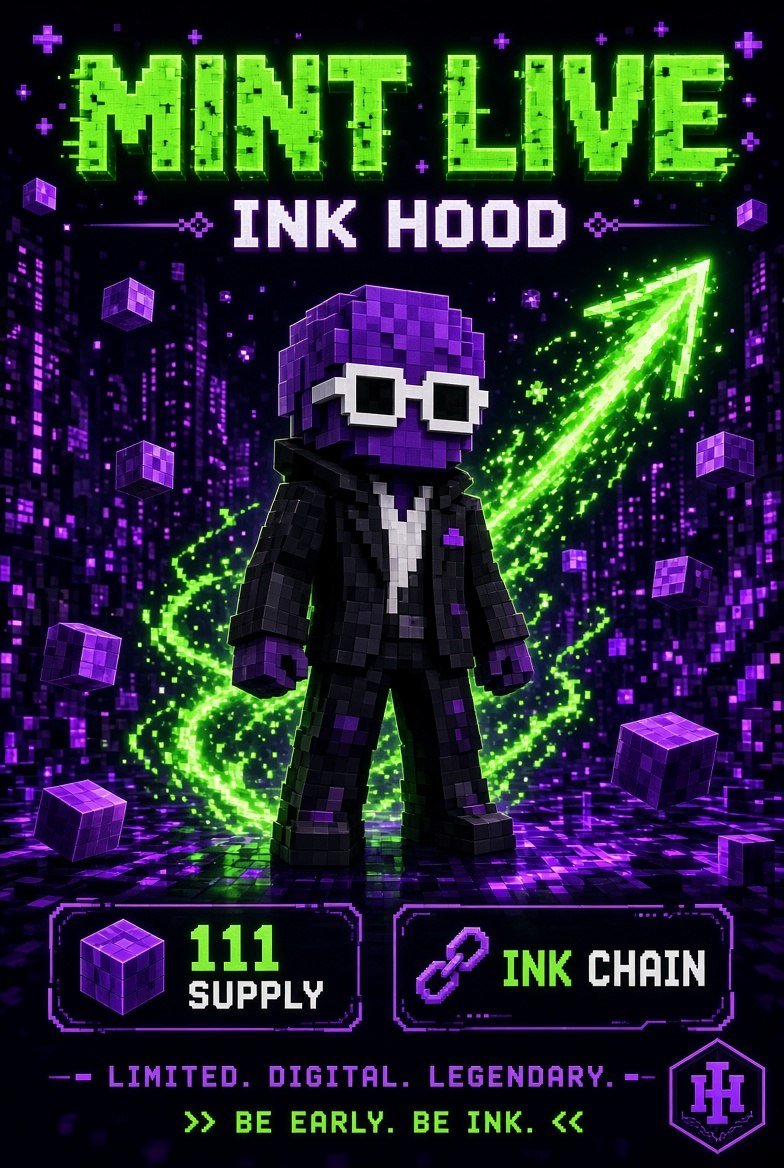 Ink_Hood_chain's tweet photo. MINT IS LIVE

111 seats on @inkonchain

https://t.co/pGhtitbQZw https://t.co/P3xzda2zXY