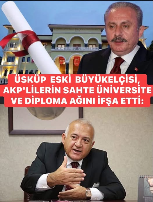 TOPRAK_2_'s tweet photo. ÜSKÜP ESKİ BÜYÜKELÇİSİ, AKP’LİLERİN SAHTE ÜNİVERSİTE VE DİPLOMA AĞINI İFŞA ETTİ: “AYAKKABI KUTULARINDAKİ PARALARLA KURULDU.. SINAVSIZ DİPLOMA DAĞITTILAR.. KURULMADAN YÖK’TEN DENKLİK VERDİLER”
Türkiye’nin Üsküp eski Büyükelçisi Hakan Okçal, AKP’lilerin Makedonya’da kurdukları Uluslararası Balkan Üniversitesi hakkında çarpıcı itiraflarda bulundu: “Ayakkabı kutularındaki paralarla kuruldu, sınavsız diploma verdiler…”
Türkiye’de 270’in üzerinde devlet kurumunu sarsan sahte diploma skandalının odağında bu kez Kuzey Makedonya’daki Uluslararası Balkan Üniversitesi var. Eski Üsküp Büyükelçisi Hakan Okçal’ın sosyal medya paylaşımları, AKP’ye yakın isimlerin bu üniversite aracılığıyla nasıl sınavsız diploma sahibi olduklarını ve kamuya nasıl sızdıklarını gözler önüne serdi.
SAHTE DİPLOMA SKANDALINDA YENİ PERDE: AKP’NİN “ÇAKMA ÜNİVERSİTESİ”
2008-2010 yılları arasında Üsküp’te büyükelçilik yapan Hakan Okçal, Uluslararası Balkan Üniversitesi’nin, eski Başbakan Ahmet Davutoğlu ve dönemin Orman Bakanı Veysel Eroğlu başta olmak üzere AKP’li akademik kadrolar tarafından kurulduğunu açıkladı. Okçal’a göre bu sözde üniversite, “içi boş bir tabela üniversitesinden” ibaretti.
“Üniversiteye Türkiye’de sınav kazanamayan herkes kabul ediliyor, yüzeysel bir eğitimle, devam zorunluluğu olmadan diploma veriliyordu. Dahası, fakülte ve bölümler henüz tam kurulmadan YÖK tarafından denklik aldı.”
AKP’Lİ İSİMLER VE 17-25 ARALIK BAĞLANTISI
Büyükelçi Okçal’ın en çarpıcı iddiası ise üniversitenin kuruluş finansmanıyla ilgili. Okçal, 2008-2010 yılları arasında Üsküp Büyükelçiliği yaptığı dönemde, üniversitenin eski Başbakan Ahmet Davutoğlu ve Veysel Eroğlu gibi AKP’li isimlerin öncülüğünde kurulduğunu belirtti. 17-25 Aralık yolsuzluk ve rüşvet soruşturmalarında ayakkabı kutularında yakalanan paraların bu üniversite için toplandığını iddia eden Okçal, “Üniversite, Türkiye’de giriş sınavını kazanamayan herkesi kabul ediyor, devam zorunluluğu olmadan yüzeysel eğitimle diploma veriyordu. Kurumun amacı; AKP’ye yakın isimlere sınavsız, zahmetsiz diploma vererek kamuya yerleştirmekti.” dedi. TBMM Başkanı Mustafa Şentop’un üniversitenin “sahibi” olduğu iddialarına karşın, Şentop yalnızca “manevi destek” sağladığını savundu.
YÖK DENKLİK VERDİ, MAKEDONYA POLİSİ BASTI
Okçal’ın iddialarına göre üniversite, Makedonya yasalarını hiçe sayarak öğrencileri turistik vizeyle kabul etti. Devam zorunluluğu olmayan, göstermelik derslerle verilen diplomalarla Türkiye’de doğrudan denklik sağlandı. Hatta Makedonya polisi, yasa dışı öğrenci alımları nedeniyle okulu basarak birçok öğrenciyi tutukladı. “Bu yasa dışılıklar yüzünden Sn. Ahmet Davutoğlu ile aramda sert tartışmalar yaşandı. Üniversite, ev sahibi ülkenin yasalarını bile tanımadı.”
KAMUYA SIZAN DİPLOMALI YANDAŞLAR
Uluslararası Balkan Üniversitesi’nden mezun olan çok sayıda kişinin Türkiye’de hâkim, savcı, bürokrat ve kamu personeli olarak görevlendirildiği belirtiliyor. Bu kişilerin diplomalarının geçerliliği ise YÖK’ün verdiği tartışmalı denklik belgelerine dayanıyor. “Bu üniversite sahte diploma dahil her türlü kumpasın içinde olabilir. İddialar bana hiç tuhaf gelmedi.”
AKP��YE AKADEMİK KILIF: YARGIYA VE DEVLETE SIZMA ARACI
Yolsuzluk soruşturmalarında ortaya saçılan paralarla kurulan bu yapı, AKP’nin devlete yerleşme stratejisinde eğitimi nasıl araçsallaştırdığını bir kez daha gösterdi. Sınavsız, denetimsiz ve denklikli diplomalarla donatılan bu kişiler, liyakat yerine sadakat sisteminin birer taşıyıcısı olarak kamuya yerleştirildi.
Bu iddialar, sadece sahte diploma değil, devletin tüm yapılarının parti çıkarlarına göre dizayn edildiğini de gözler önüne seriyor. AKP’nin “eğitim” adı altında kurduğu bu paralel sistem, adalet ve liyakat kavramlarını yerle bir etmiş durumda.