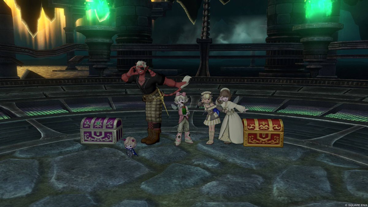 DQX_Che's tweet photo. ほたるん咎4デビューおめっとー！！
これからガンガン遊ぼうね👊 https://t.co/dAmXB4dKIT