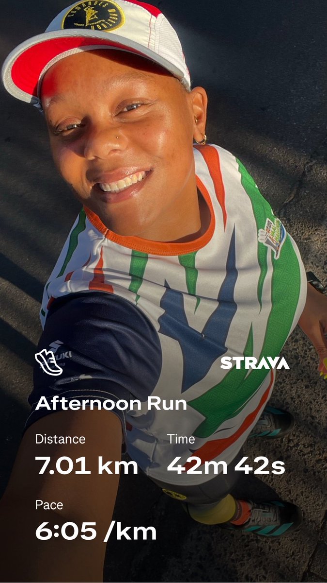 maponya_mantsha's tweet photo. ✨🎯 #IPaintedMyRun #FetchYourBody2026 #TrapnLos #RunningWithSoleAC #NorthRunners https://t.co/ER7TyYNbxo