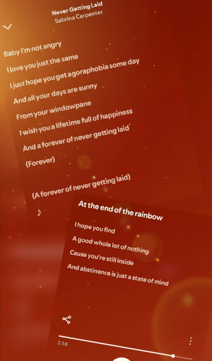 XanaRho's tweet photo. Lyrics stuck in my head forever&amp;ever🥰
A forever of never getting out of this

#1YearOfMansBestFriend https://t.co/uA5LBn5heL
