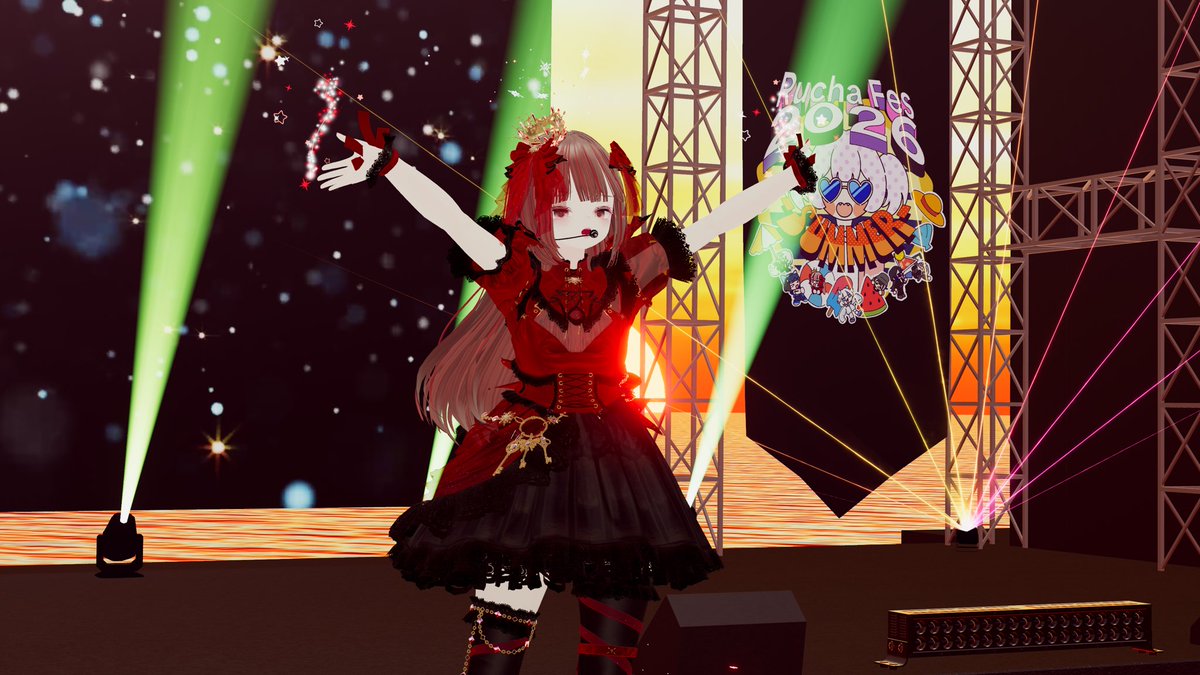SEIROOM_VRC's tweet photo. みんなの熱量と組み合わせがすごくて写真の量がとんでもない事になったので出演者の皆さんの写真を、一枚ずつ😆

その①

#Ruchafes summer 2026 https://t.co/VZZUR8sdMM