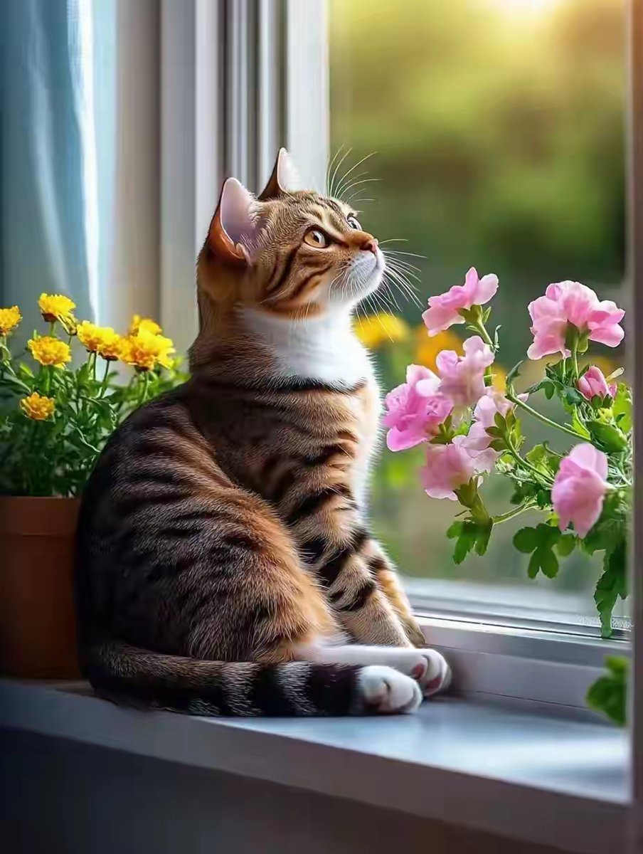 helmiprasetio2's tweet photo. Cozy rainy Sunday: baking cookies + a cat curled up on the windowsill, perfect little quiet day at home , https://t.co/sIRYac472e