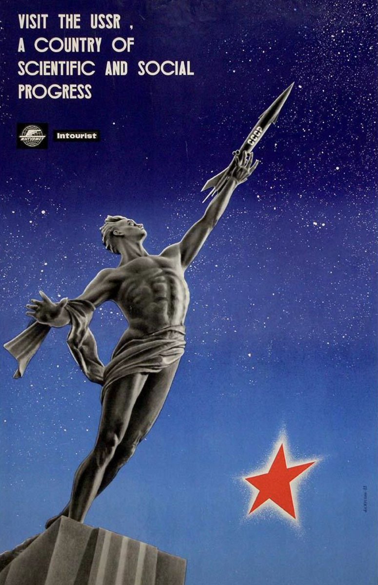 propagandopolis's tweet photo. Soviet designs inspired by Grigory Postnikov's sculpture 'To the Stars!' https://t.co/LZ1zvsPaXR