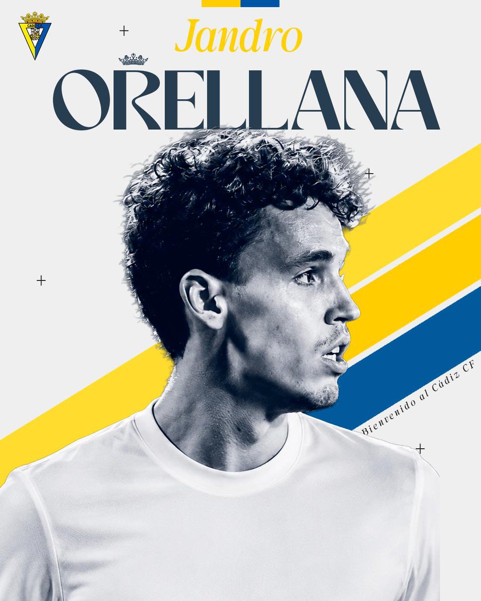 Cadiz_CF's tweet photo. 𝐉𝐚𝐧𝐝𝐫𝐨 𝐎𝐫𝐞𝐥𝐥𝐚𝐧𝐚 𝐟𝐢𝐫𝐦𝐚 𝐡𝐚𝐬𝐭𝐚 2030

🗞️El mediocentro llega traspasado del @estorilpraiasad 

✍🏼https://t.co/jocSNjnyOQ https://t.co/EzDtdNHe3p