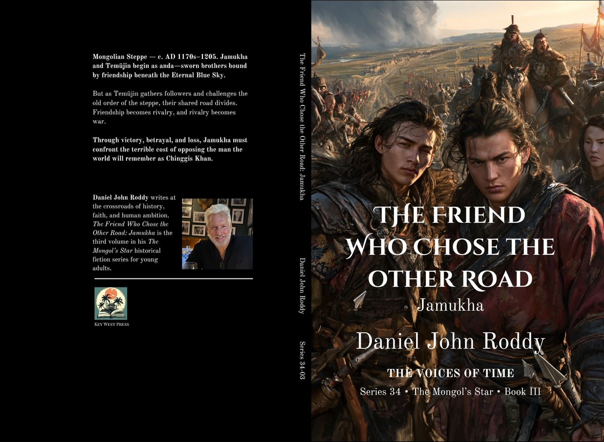 danieljohnroddy's tweet photo. 📍 Mongolian Steppe — c. AD 1170s–1205
Jamukha and Temüjin begin as sworn brothers, but friendship turns to rivalry as they choose different roads.
📜 The Voices of Time
🐎 Series 34: The Mongol's Star
🏫 Homeschool / YA Historical Fiction
👉 https://t.co/xfBACftuVC https://t.co/Qn9rWMI4cP
