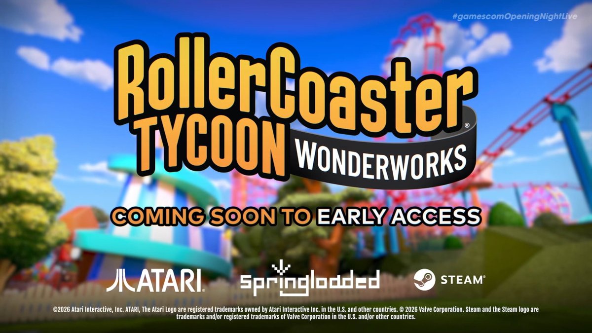 Wario64's tweet photo. Rollercoaster Tycoon Wonderworks announced https://t.co/5kGkRhelnx
