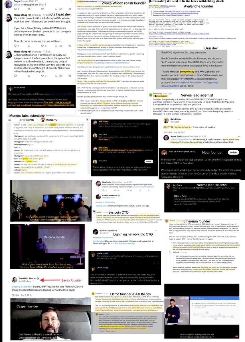 KaspaVisuals's tweet photo. Hey @Gemini, while you’re talking about Zcash, here’s Zcash founder Zooko Wilcox talking about the groundbreaking research of Kaspa founder Yonatan Sompolinsky.
FOLLOW THE RESEARCH. IT LEADS TO KASPA.🤝

$kas #kaspa https://t.co/mZi8RvXEq2