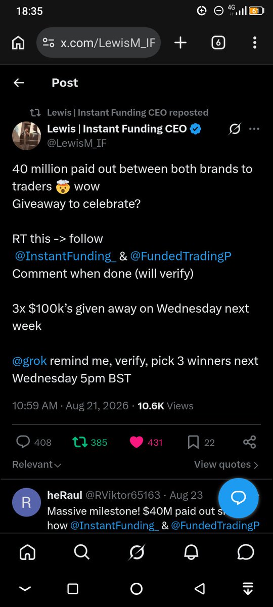 Kojoobaba's tweet photo. @LewisM_IF @InstantFunding_ @FundedTradingP @grok All done and locked in✅✅✅✅✅ https://t.co/pvykpNp0ld