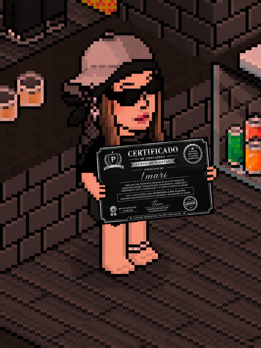SevsideRPG's tweet photo. 🚨 ACABOU A FARRA 🚨

@amarixx__ e @taldotheuus agora tem DIPLOMA pra mandar em vocês no plantão. Depois de aulas exaustivas, cobrando a porra do balão branco,  estão oficialmente APROVADOS COM LOUVOR 🎓
 Deus tenha misericórdia de quem estiver com o balão errado https://t.co/H8nx0zYtr7