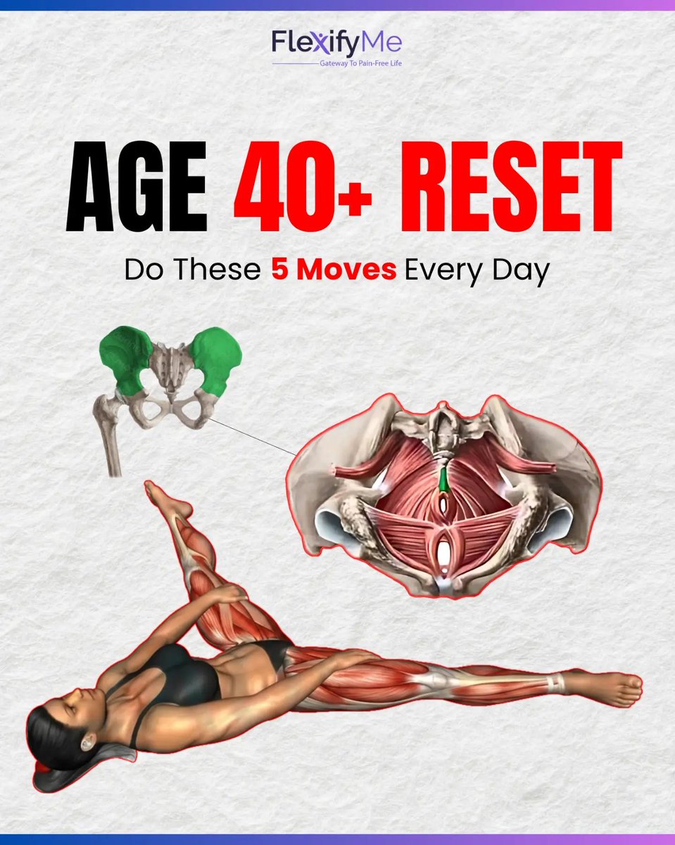 powerzonee's tweet photo. AGE 40 + RESET 
Do These 5 Moves Everyday https://t.co/iJh5duSLbO