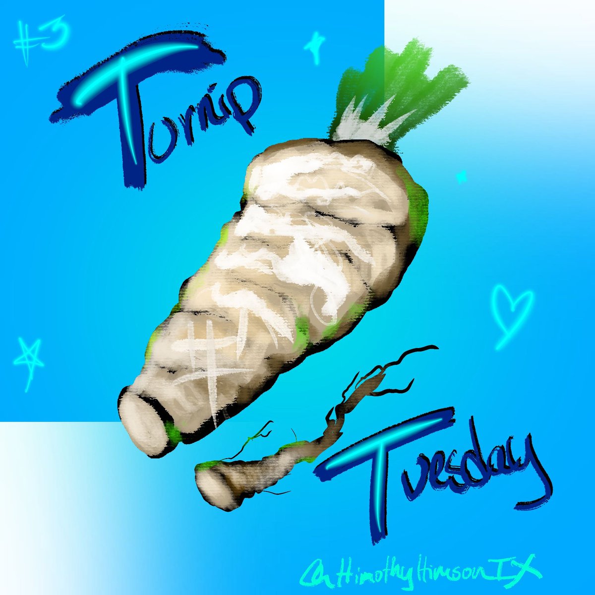 HimothyhimsonIX's tweet photo. Nothing like a little #TurnipTuesday to remind you that everything is gonna be ok 💚

See you next week ✨

Turn-Up 🫜 https://t.co/qfEzRxmXK5