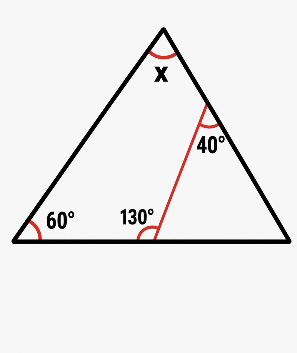 Elifbenad's tweet photo. Bunu çözersen geometri bilgin ortalamanın üstündedir.

X kaçtır ? https://t.co/PXfLXgQuHL