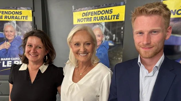 LBleuBlancRouge's tweet photo. 🔴🇫🇷 Dans la Sarthe, Virginie de Gaulle, l’arrière-petite-nièce du général de Gaulle, se présente sur la liste RN aux côtés de Marie-Caroline Le Pen pour les sénatoriales.​​​​​​​​​​​​​​​​​​​​​​​​​​​​​​​​​​​​​​​​​​​​​​​​​​👏🏻 https://t.co/gXMc4TRV4a