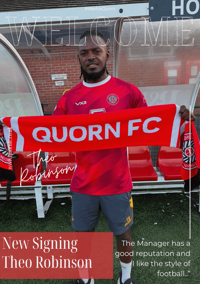 QuornAFC's tweet photo. SQUAD NEWS: Theo Robinson Joins Reds. Experienced Reggae Boys forward joins Reds ranks. Full story here…
https://t.co/w75F1bF4il
#WeAreQuorn #UTQ #QFC #QuornFC #TheDons #TheMethodists⛪️ #TheReds🟥 #TheVeggies🥦 #TheVillagePeople👮👷🪖🏍🤠 https://t.co/r9m3vqbf2q
