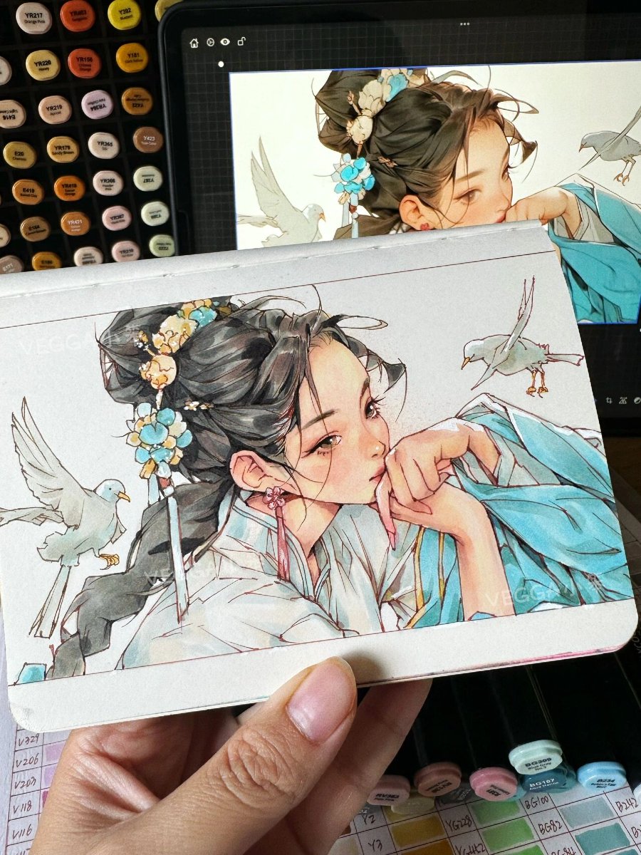 Josephbonacker1's tweet photo. Trying watercolor doodling in my free time—no skills needed, just grab a brush and play! Small joys make everyday better https://t.co/1FGMf3xYsJ